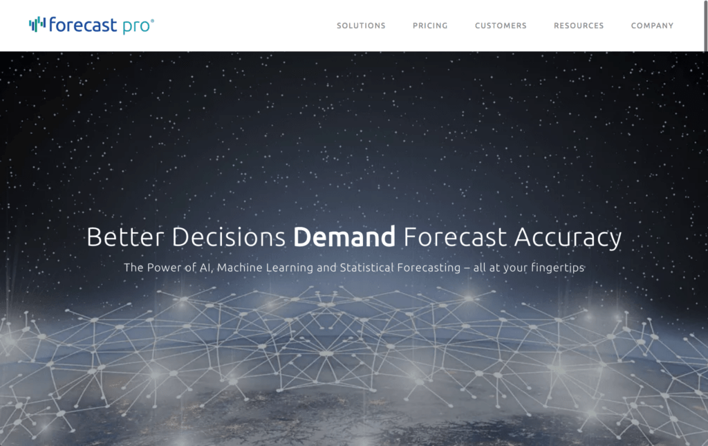 Business Forecast Systems Website