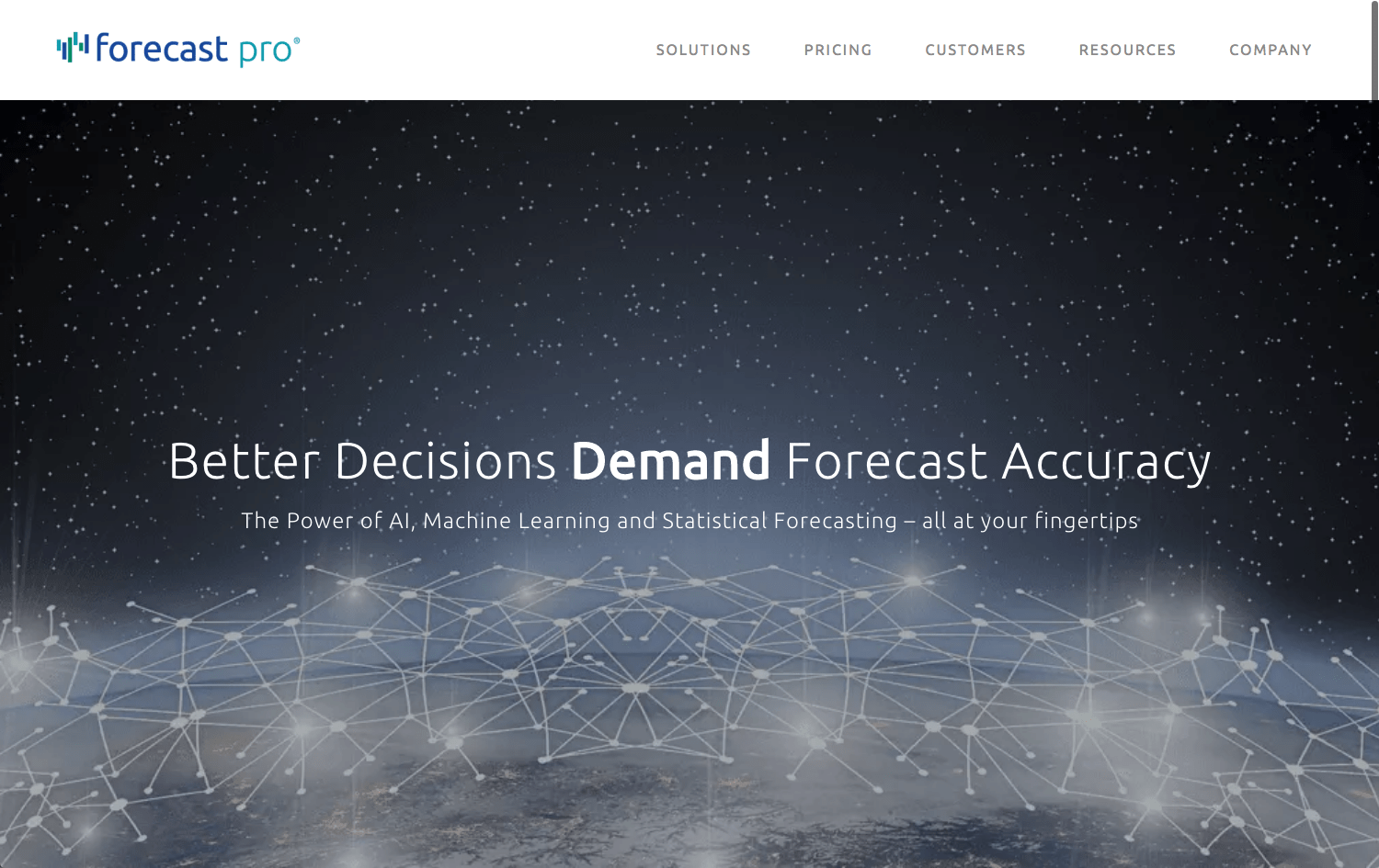 Business Forecast Systems Website