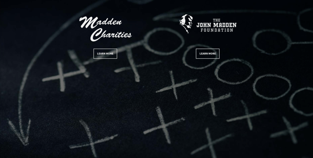 Madden Charities Website